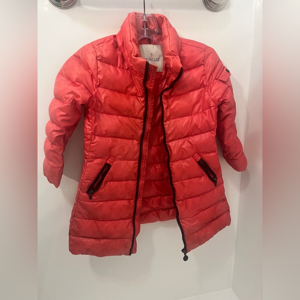 Moncler 100% authentic girls parka coat size 4Y